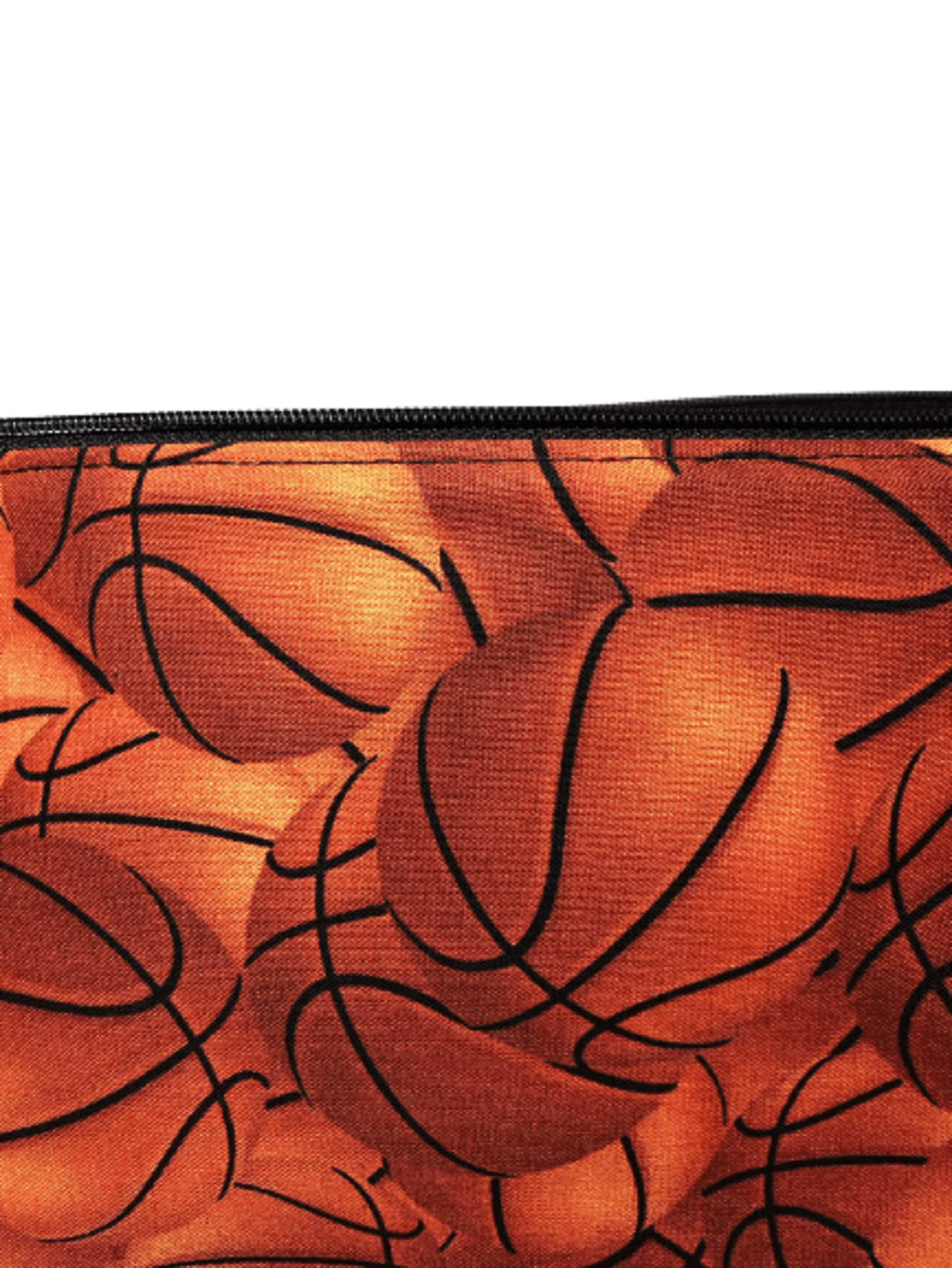 basketball makeup bag small
