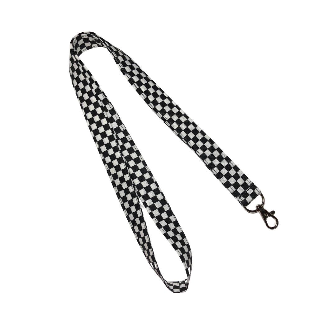 checkerboard lanyard