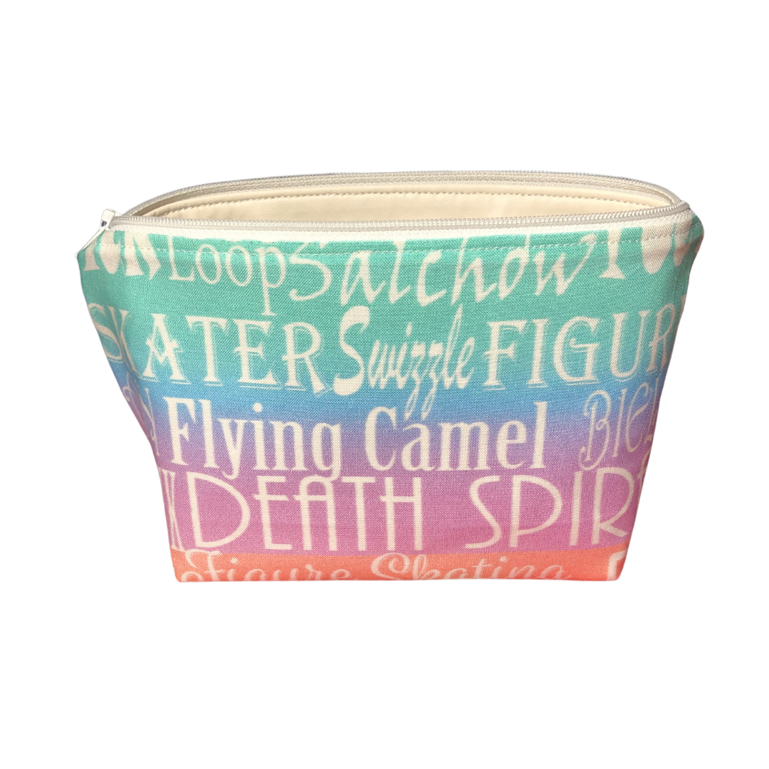 ombre figure skating makeup bags