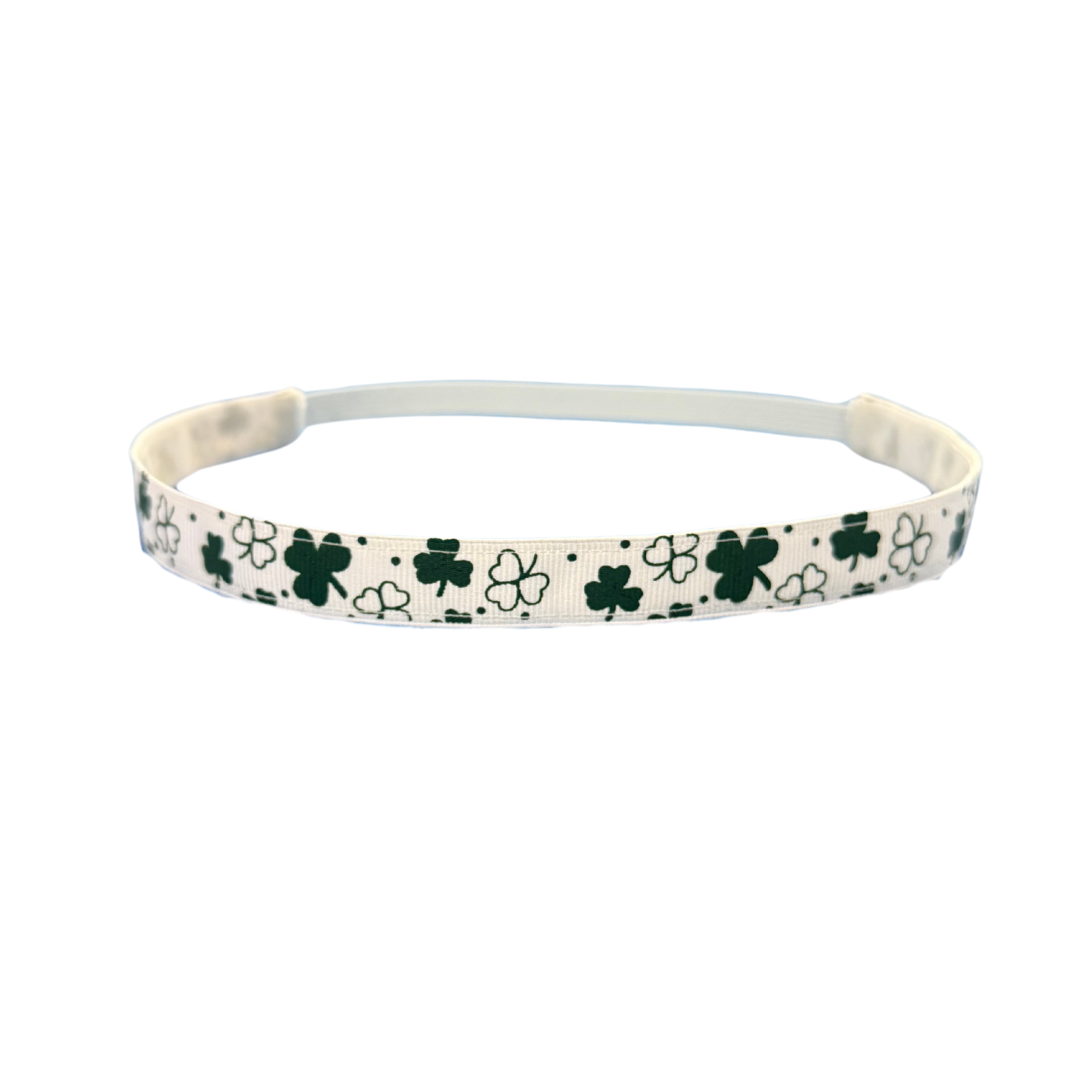 thin shamrock headband for st patricks day
