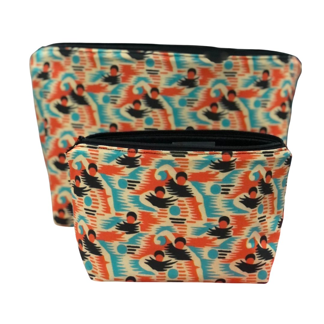 water polo makeup bag set