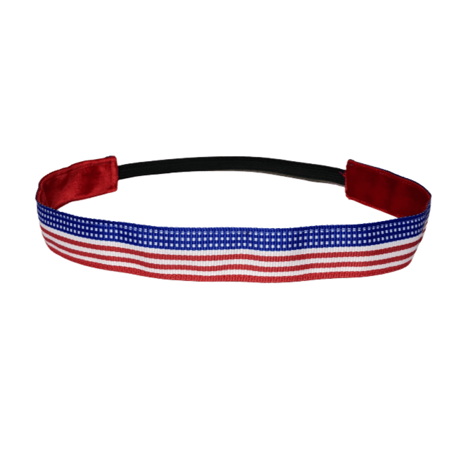 red white and blue flag headband