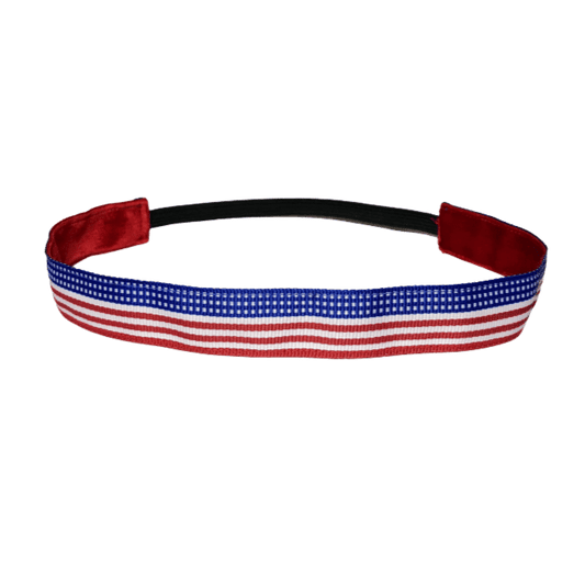 red white and blue flag headband