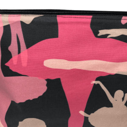 closeup of ballet makeup bag