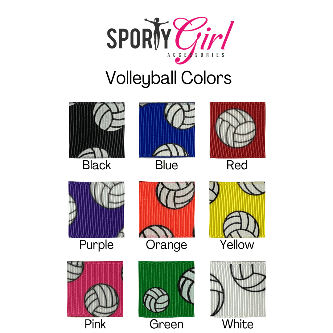 color chart of volleyball keychains