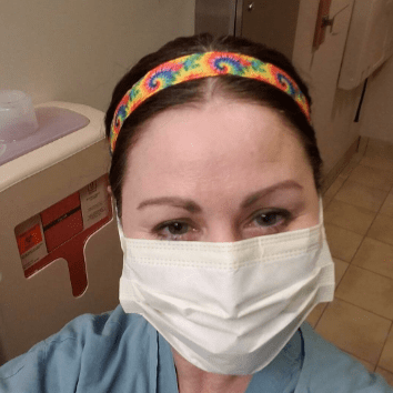 nurse headbands with buttons