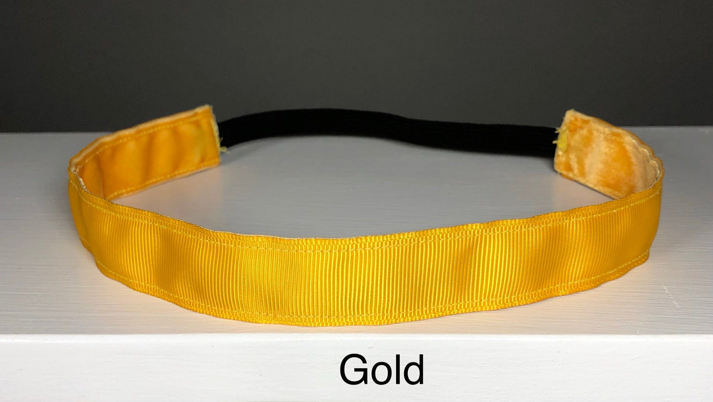 gold headband