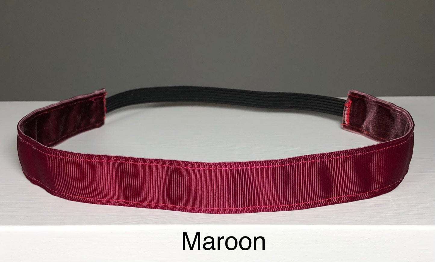 maroon headband