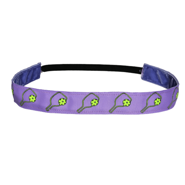 purple pickleball headband no slip
