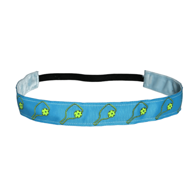 teal pickleball nonslip headband