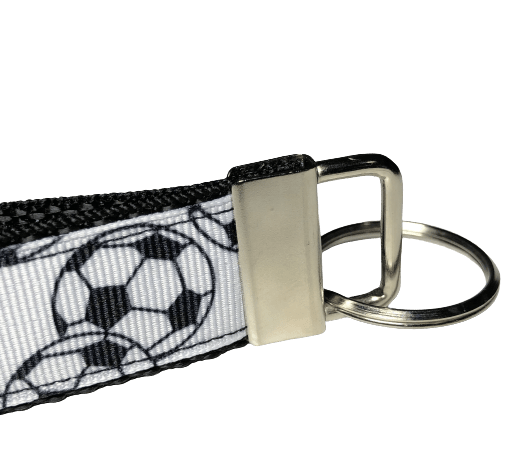 keyring on soccer keychain