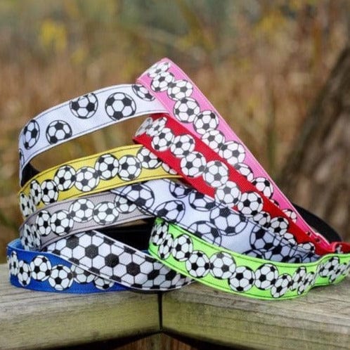 pile of soccer headbands in different colors