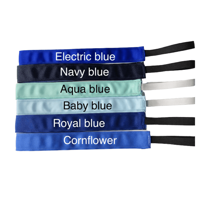 color chart for blue headbands