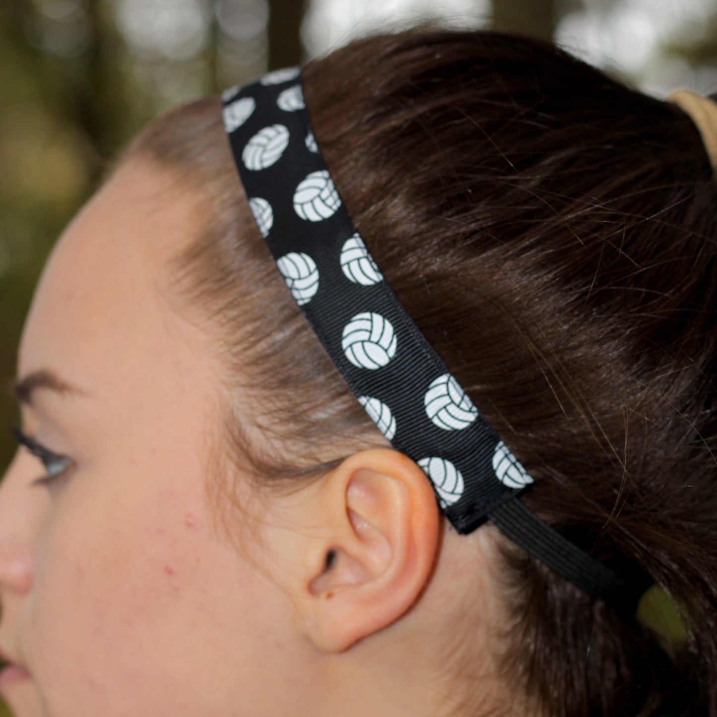 black volleyball headband