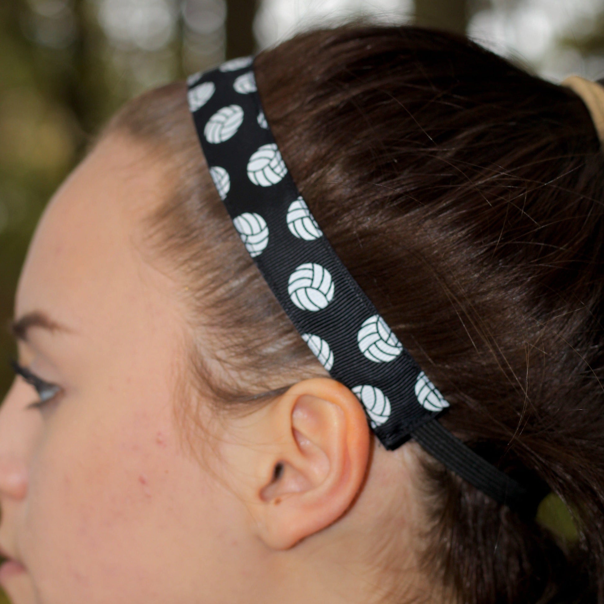 black volleyball headband
