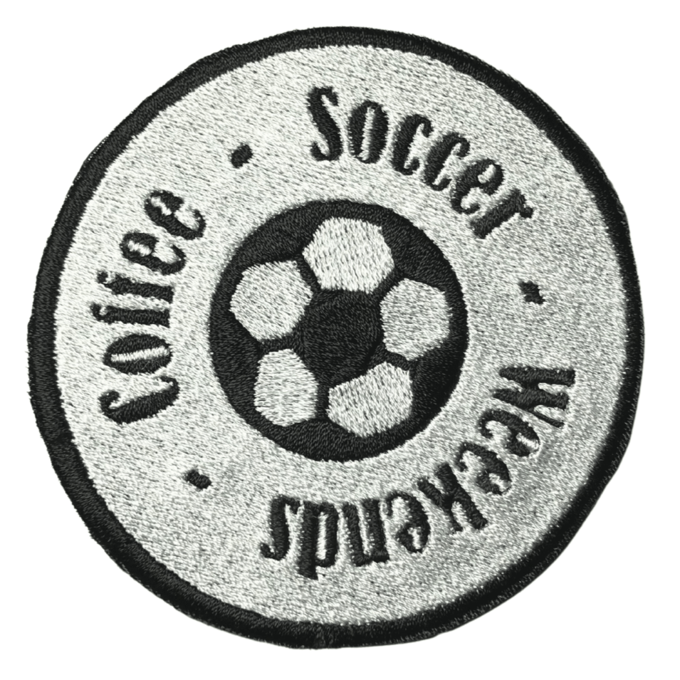 Soccer Coffee Weekends Patch