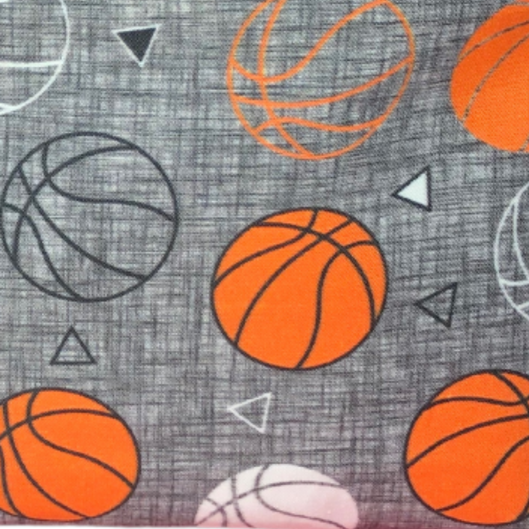 gray basketball fabric