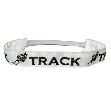 white track headband