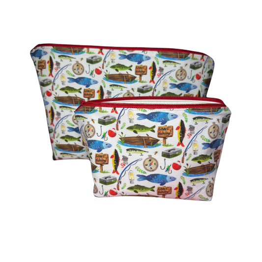 fishing makeup bag set