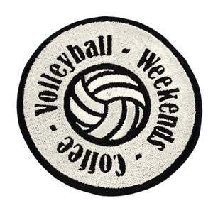Volleyball Coffee Weekends Patch