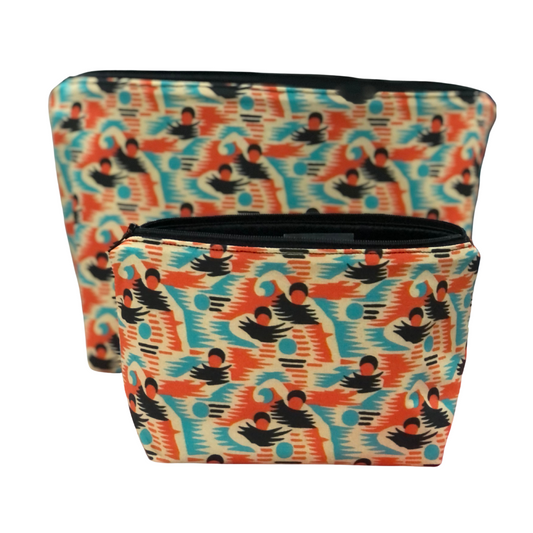 water polo makeup bag set