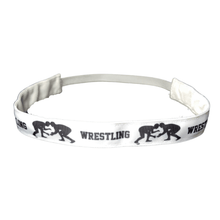 Load image into Gallery viewer, black and white wrestling headband
