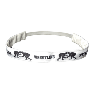 black and white wrestling headband