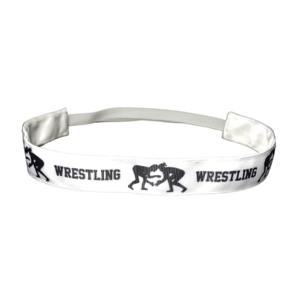 black and white wrestling girl headband