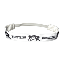 Load image into Gallery viewer, black and white wrestling girl headband
