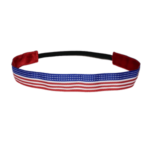 red white and blue flag headband