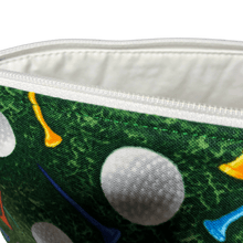 Load image into Gallery viewer, Green Golf Makeup Bag, Choice of Size
