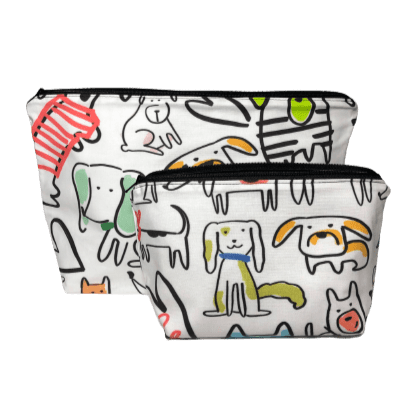 Dog Makeup Bag, Choice of Size