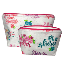 Load image into Gallery viewer, Girl Power Makeup Bag, Choice of Size
