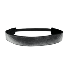 Load image into Gallery viewer, silver and black metallic headband
