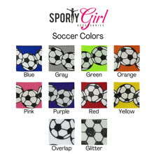 Load image into Gallery viewer, color chart for soccer headbands from Sporty Girl Accessories
