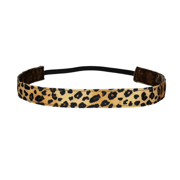 brown animal print headband