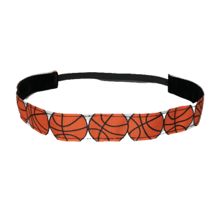Basketball Headbands for Women, Large Basketball Design