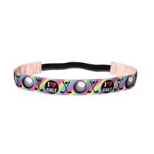 Load image into Gallery viewer, Pastel Golf Headband, Choice of Size
