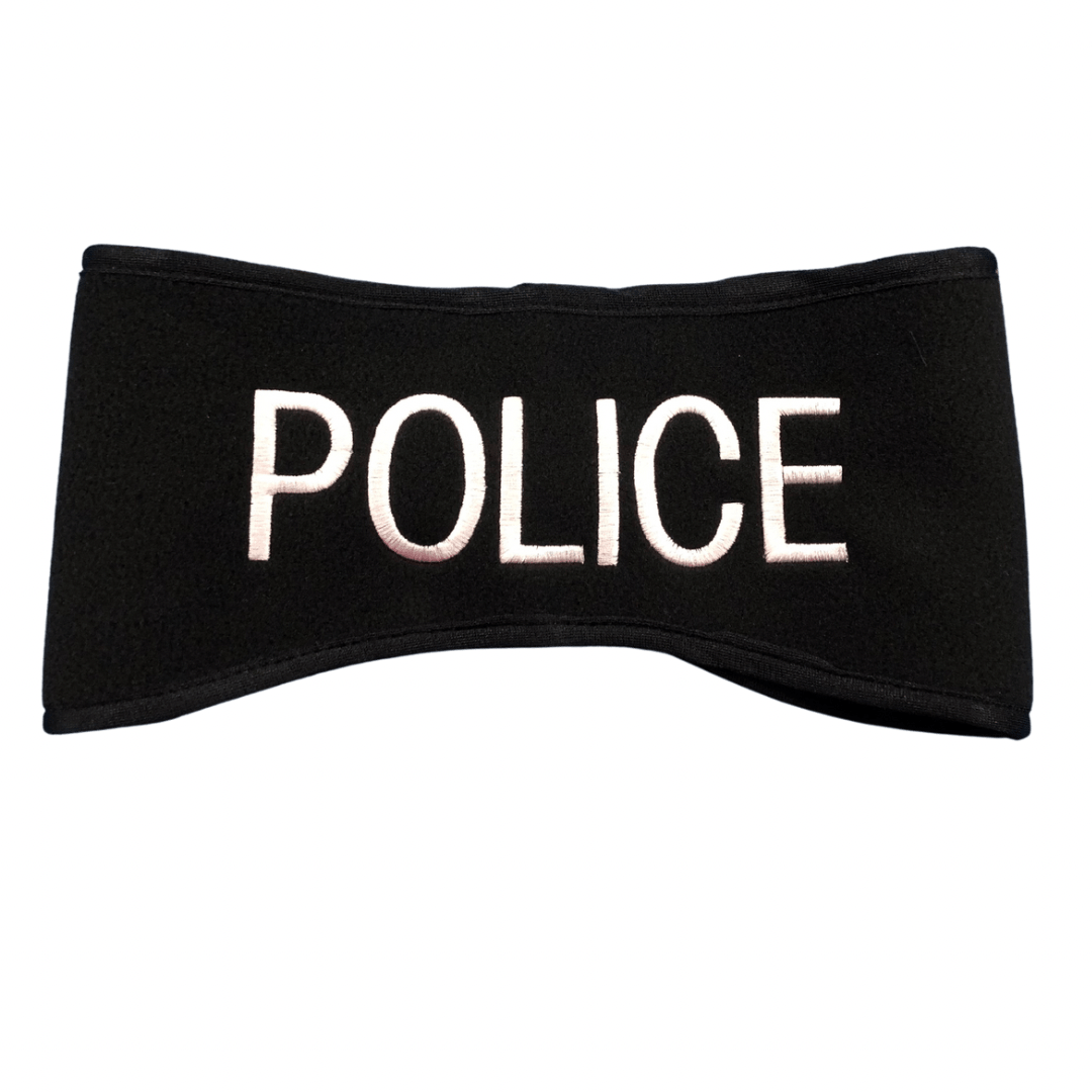Sporty Girl Accessories black fleece police headband ear warmer