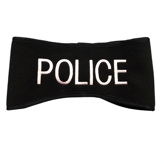 Sporty Girl Accessories black fleece police headband ear warmer