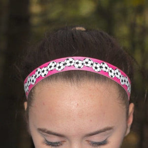 pink soccer headband
