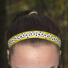 Load image into Gallery viewer, yellow soccer headband
