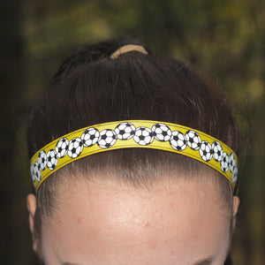 yellow soccer headband