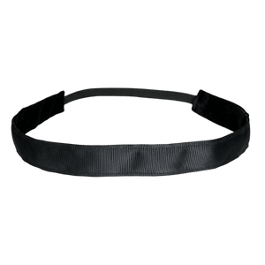 solid black nonslip headband