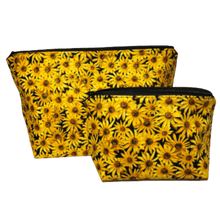 Load image into Gallery viewer, Sunflower Makeup Bags, Choice of Size
