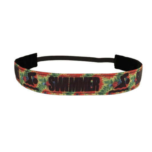 tie dye swimming headband