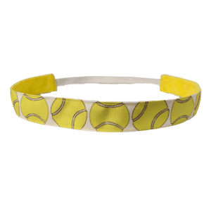 yellow tennis ball headband