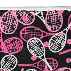 Pink Tennis Toiletry Bags for Women, Tennis Lover Gifts