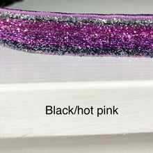 Load image into Gallery viewer, thin pink glitter headband
