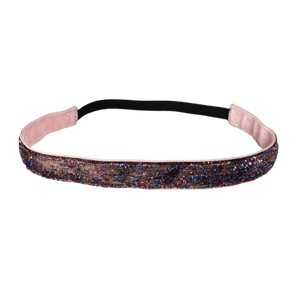 glittery colorful thin headband